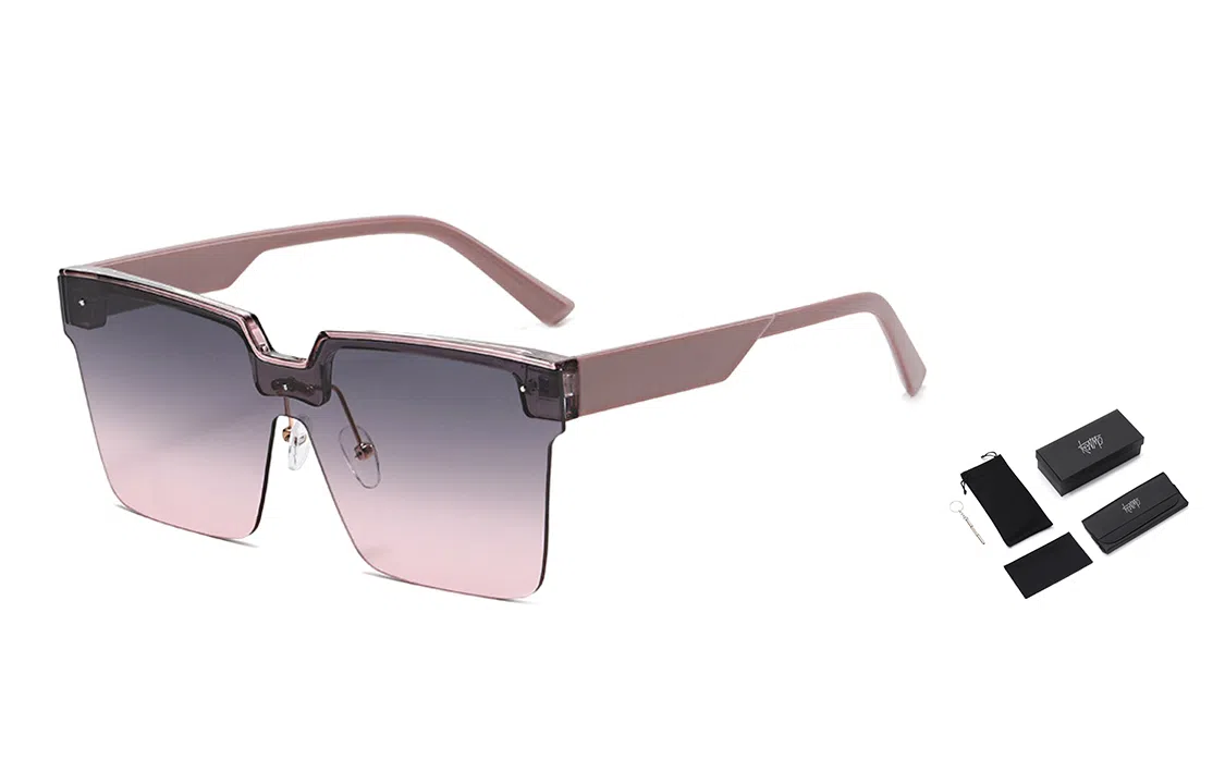 肯默大框复古太阳镜 防紫外线墨镜 半边框遮阳眼镜 男女通用 多色可选