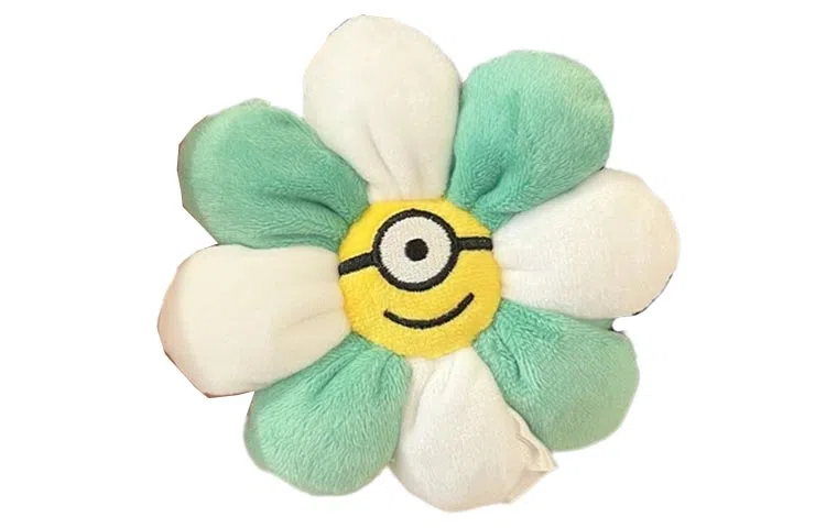 环球影城 小黄人系列 闪光毛绒小花太阳花包挂 玩偶 毛绒挂件