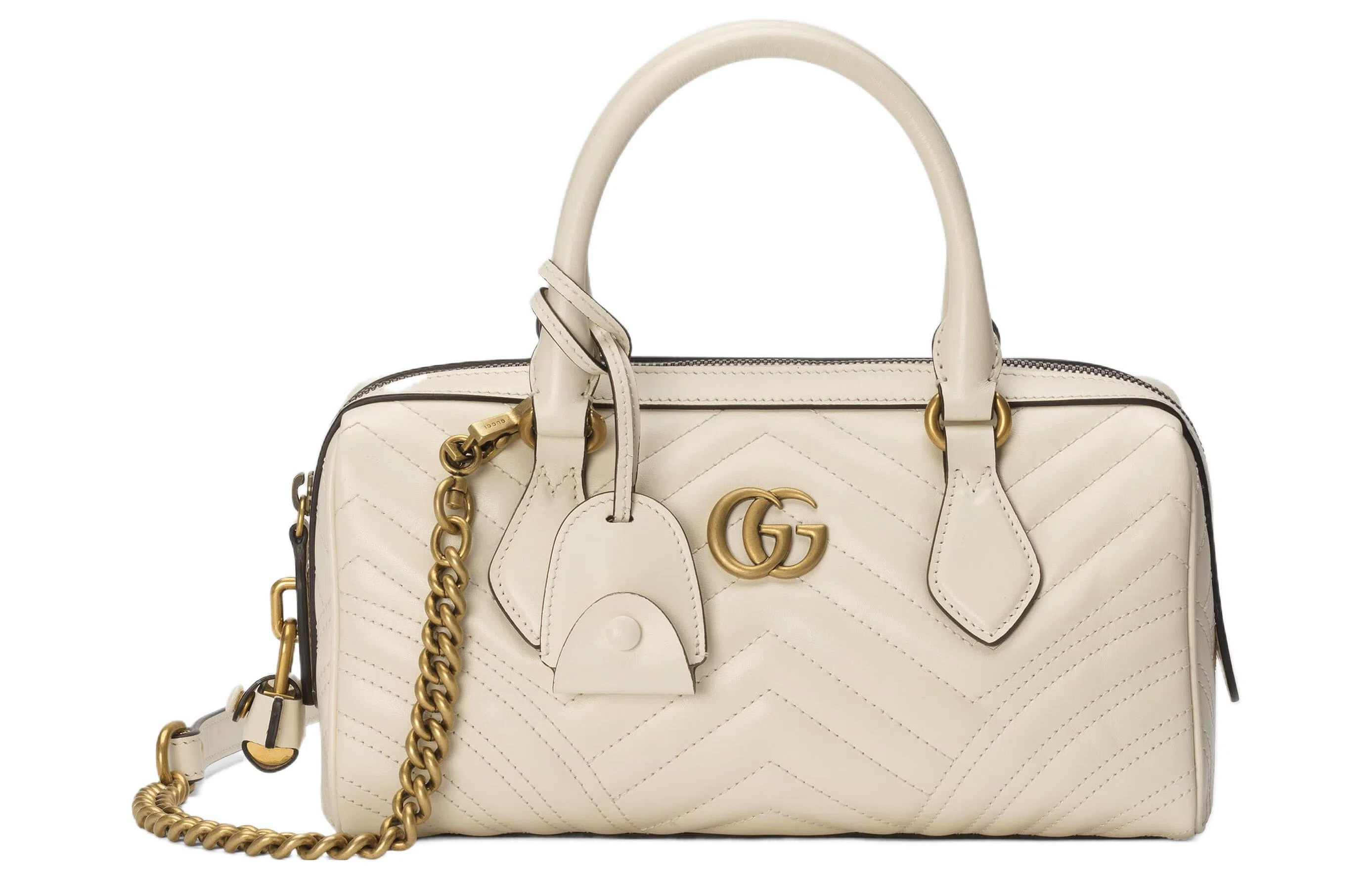 GUCCI Marmont Small Shoulder Bag White