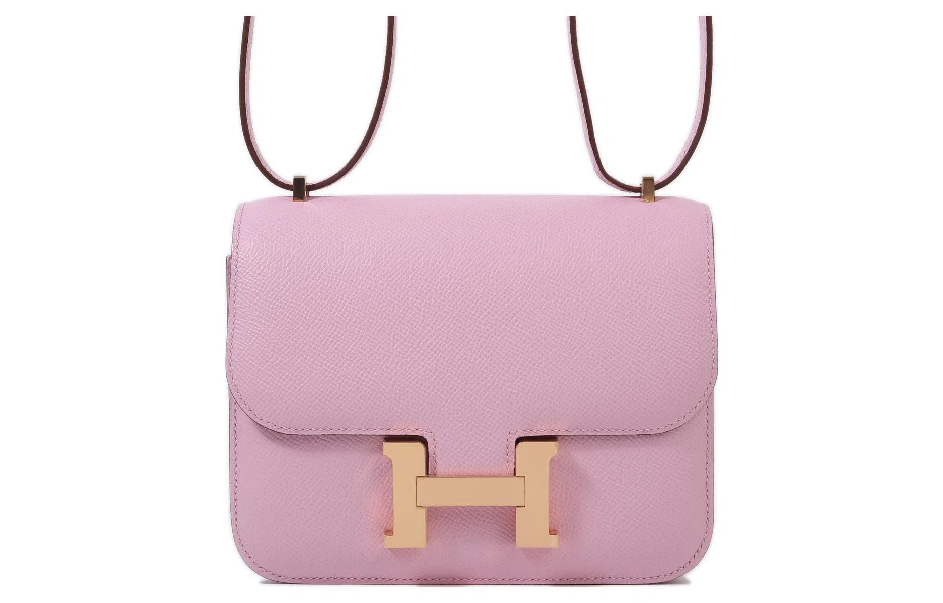HERMES Constance 19 Epsom X9 Mauve Sylvestre