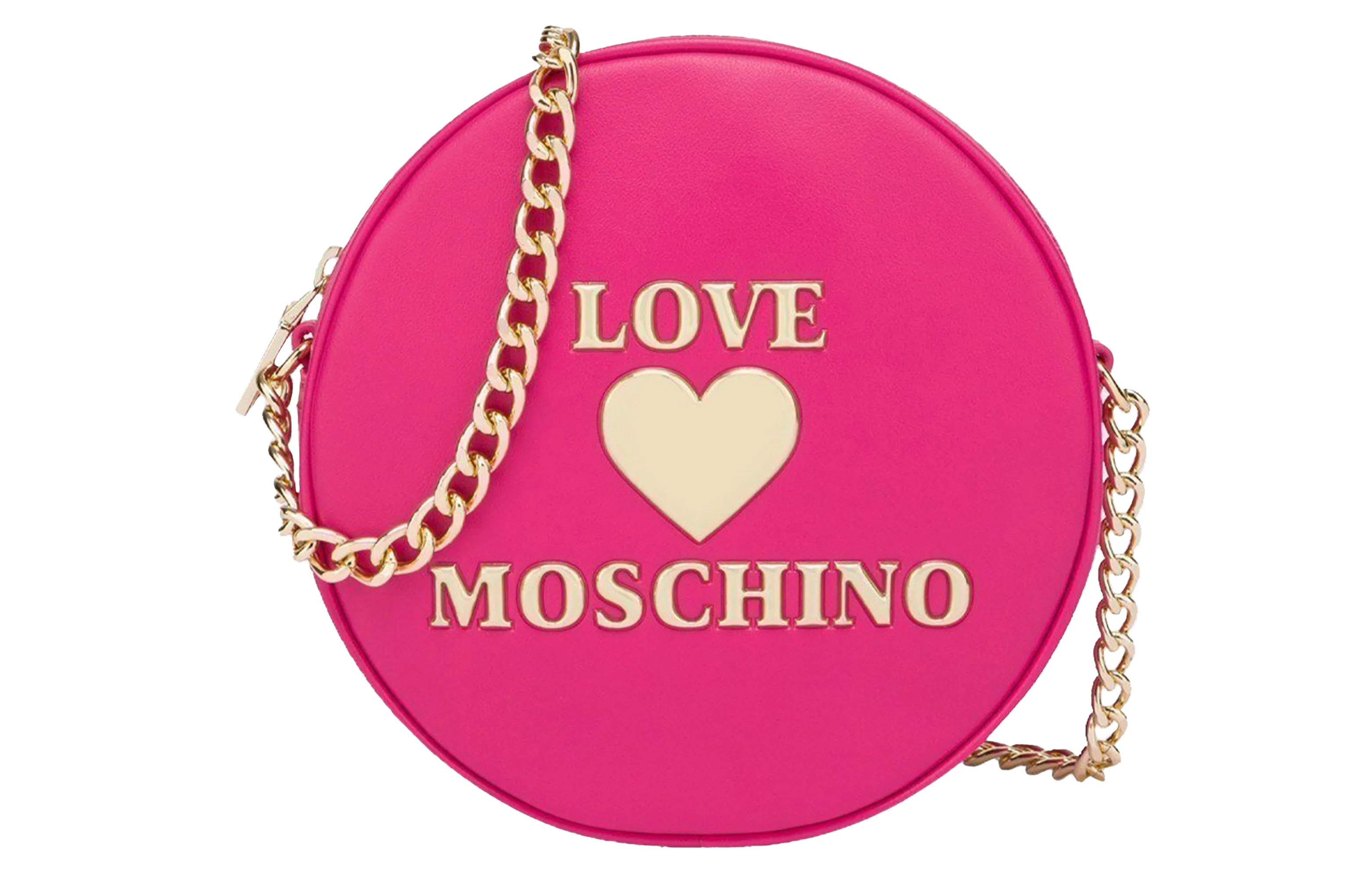 Love Moschino Heart Logo Chain Bag Pink