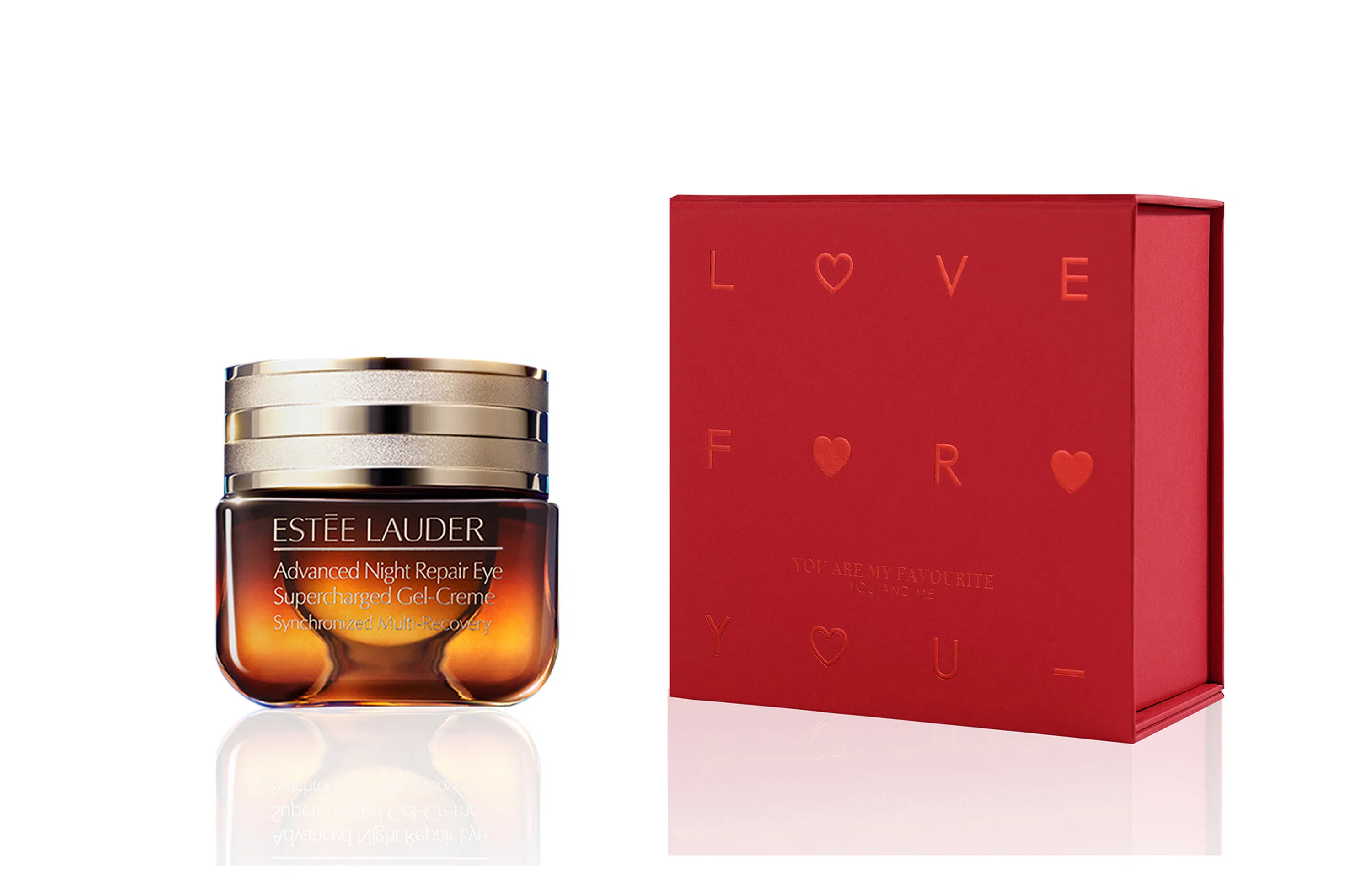 雅诗兰黛 第五代小棕瓶熬夜眼霜+第七代小棕瓶精华液 修护淡纹紧致 小棕瓶眼霜精华心意至上套装