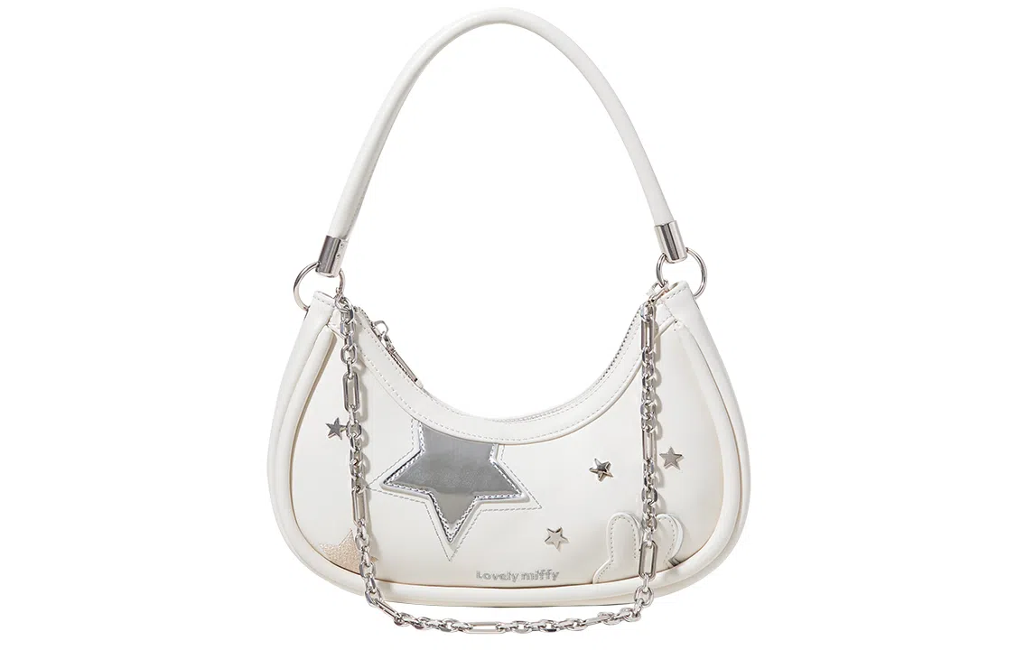 Miffy Denim Crescent Bag