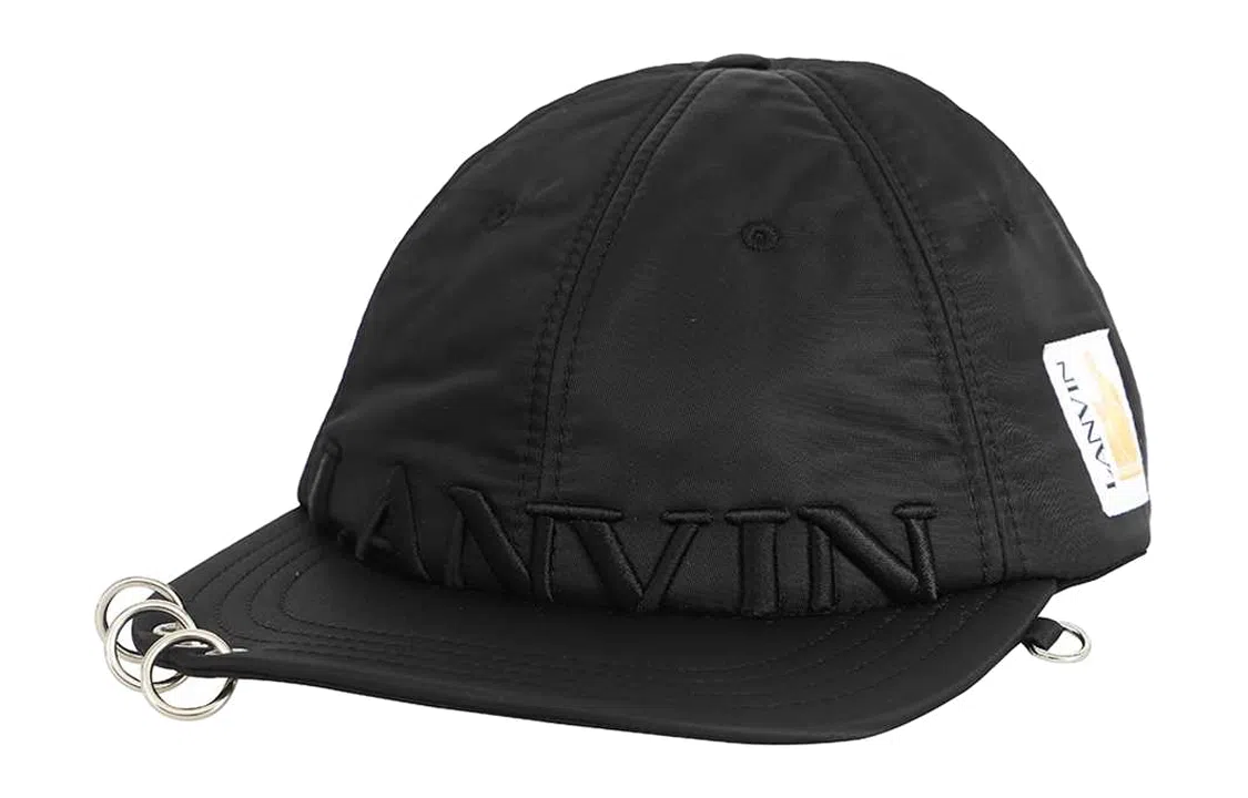 Lanvin Baseball Cap Black