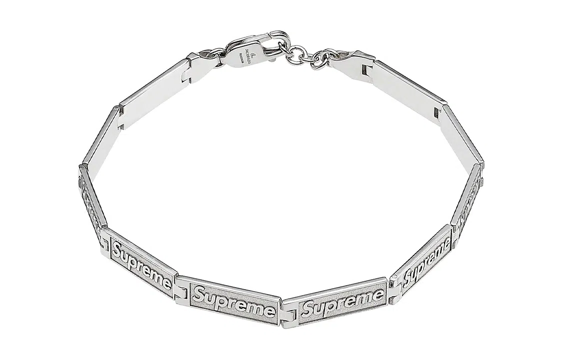 Supreme SS23 WEEK 10 SUPREMEJACOB CO LOGO LINK BRACELET (STERLING SILVER)