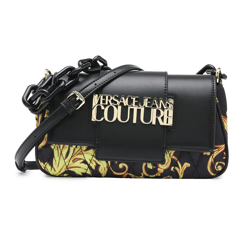 Versace Jeans Couture SS23 Baroque Print Shoulder Bag