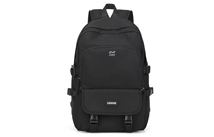 轻骑者 休闲百搭学生韩版旅游通勤户外运动 织物 旅行包书包背包双肩包 常规 男女同款情侣款 米白色/黑色/浅绿色/蓝色