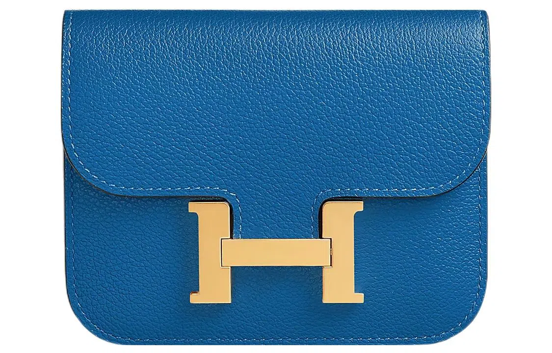 HERMES Constance Slim Evercolor 71 Bleu France