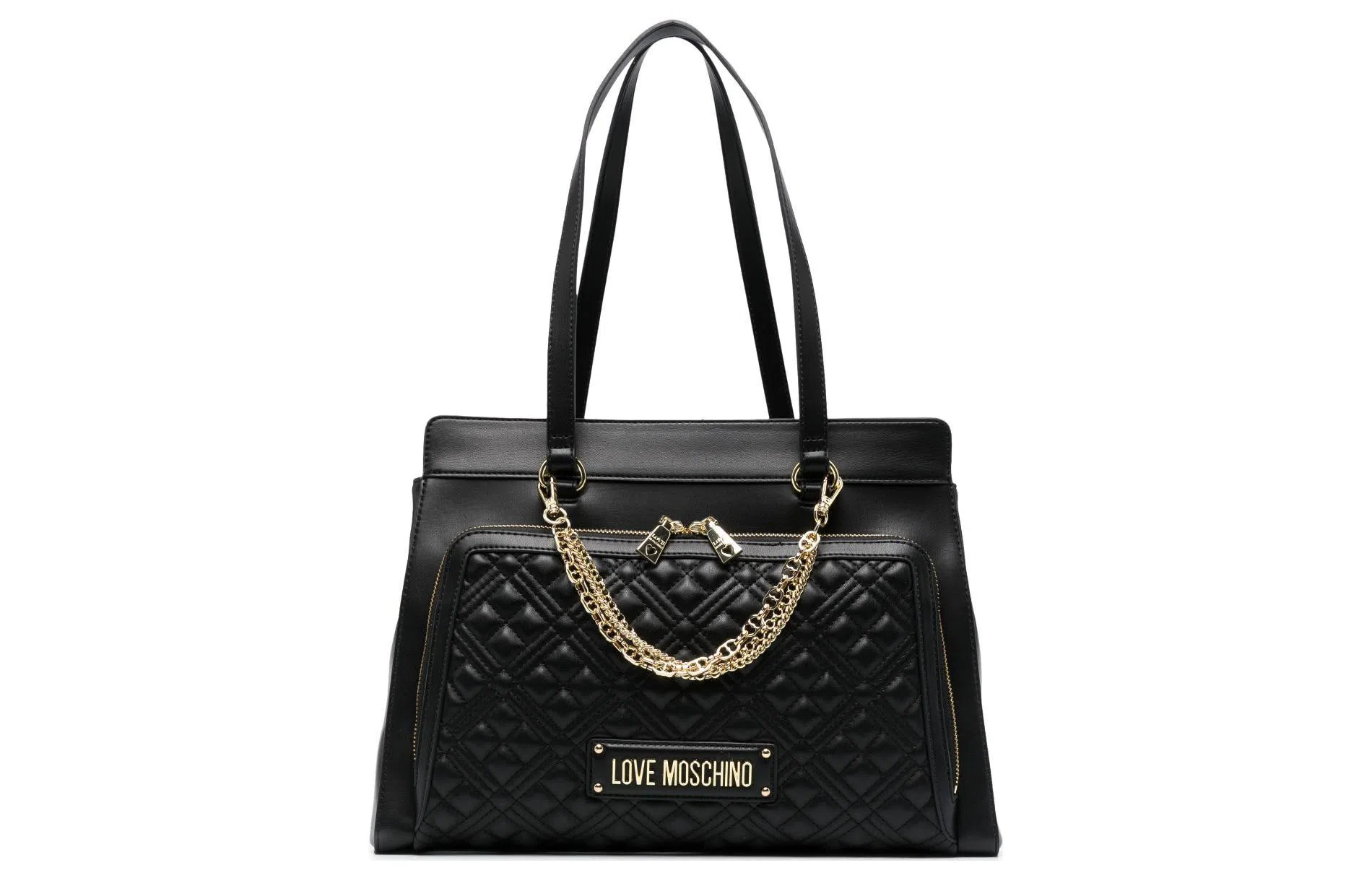 Love Moschino Quilted Tote Black