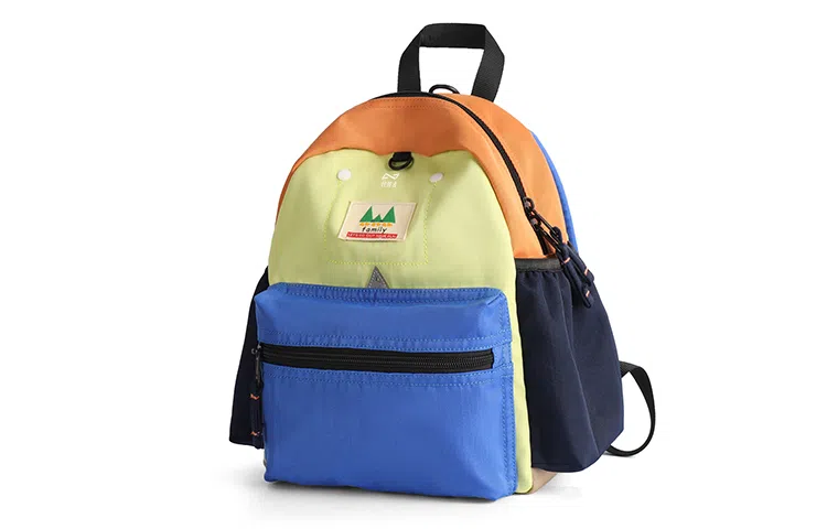 轻骑者 韩版可爱卡通休闲时尚潮流撞色初高中生大学生便携百搭多功能 织物 旅行包 书包背包双肩包 男女同款情侣款 多色