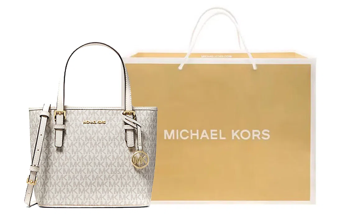 Michael Kors Jet Set Cream White