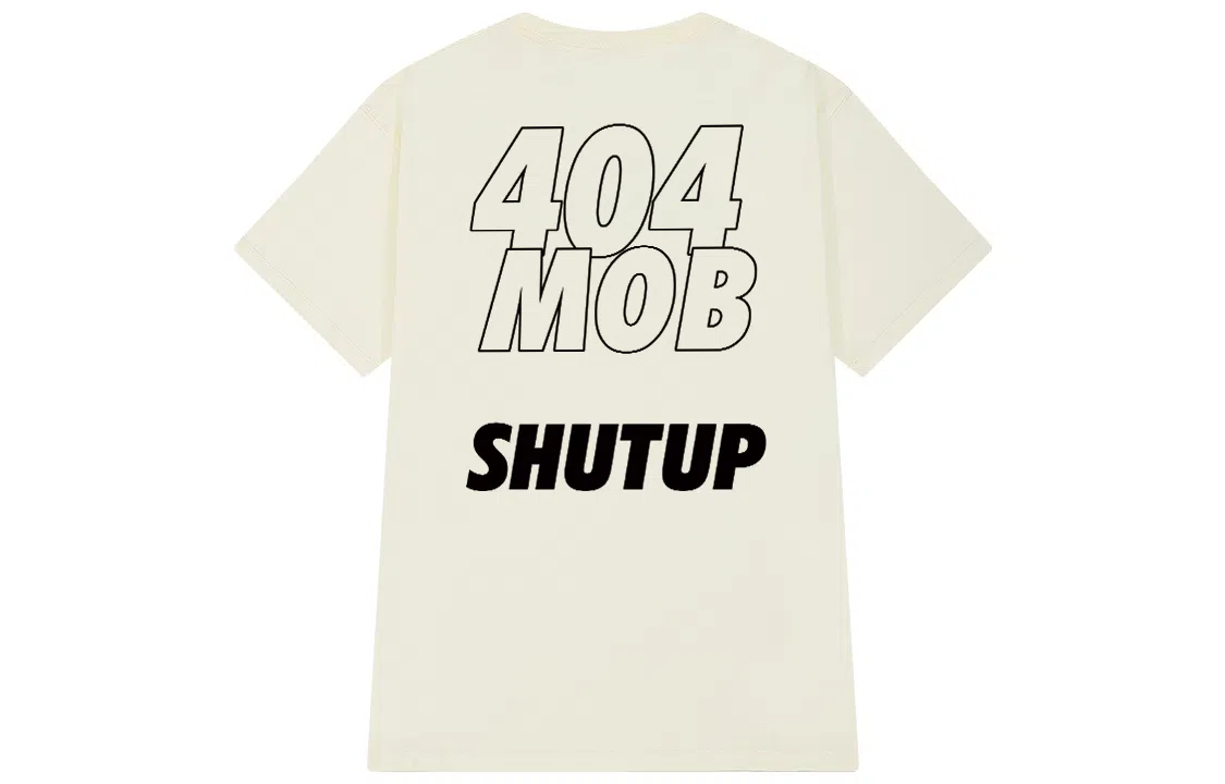 404MOB GANG Loose Fit Printed T-Shirt