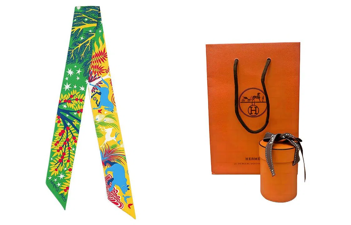 HERMES Sous le Charme d'Orphee twilly