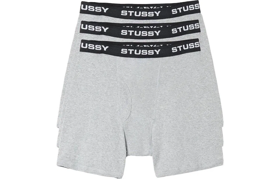 Stussy Boxer Briefs 3-Pack Black