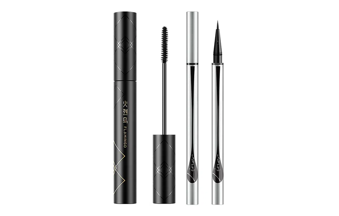 火烈鸟 密意纤长睫毛膏百变眼线笔 提升气色