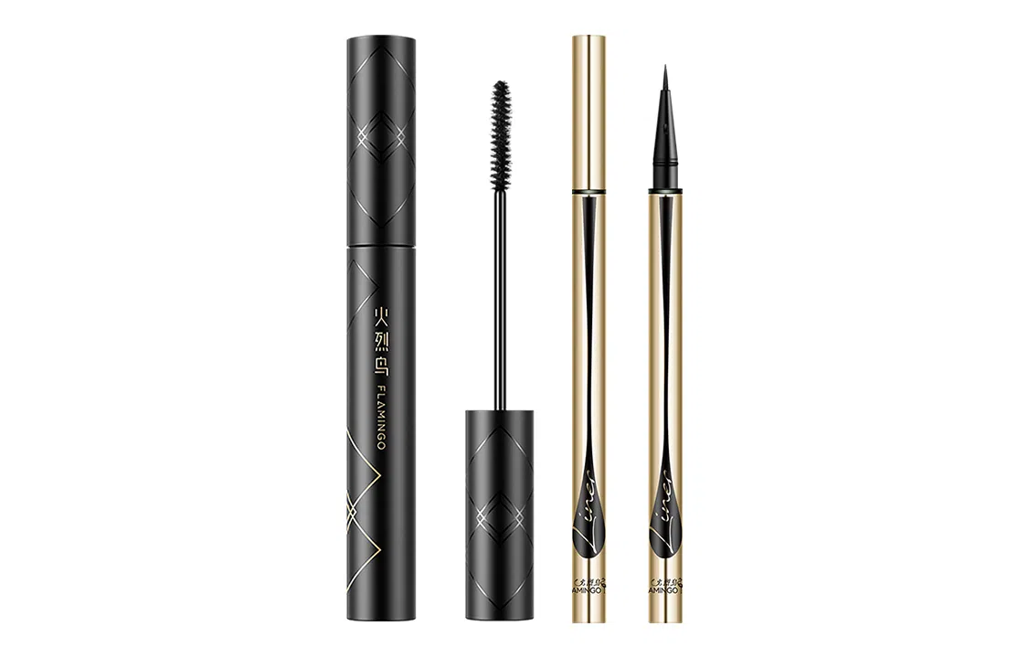 火烈鸟 密意纤长睫毛膏百变眼线笔 提升气色