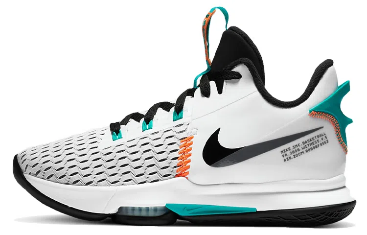 Nike LeBron Witness 5 EP White Green Orange