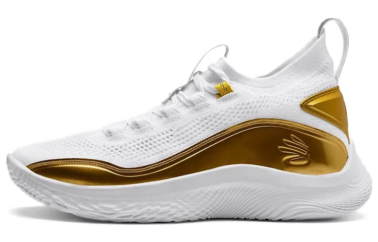 Under Armour Curry 8 Low White Gold