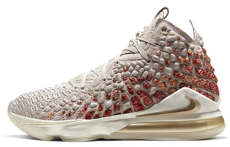 Nike Lebron 17 Red White Gold
