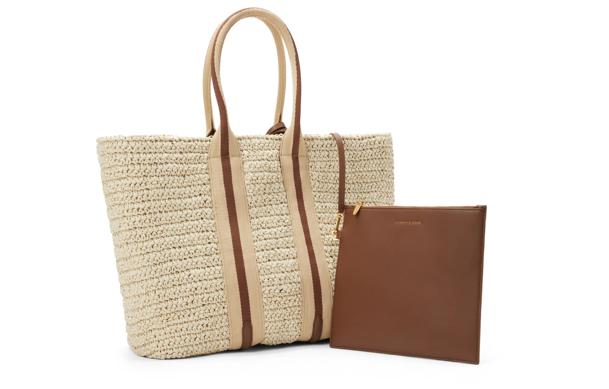 CHARLESKEITH Tote ChocolateWhite