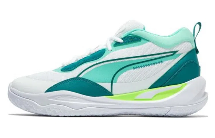 PUMA Playmaker Pro Mid White Green