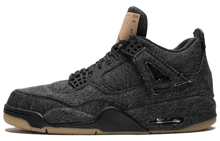 Levi’s x Air Jordan 4 Black