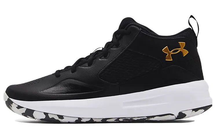 Under Armour Lockdown 5 Black White Gold