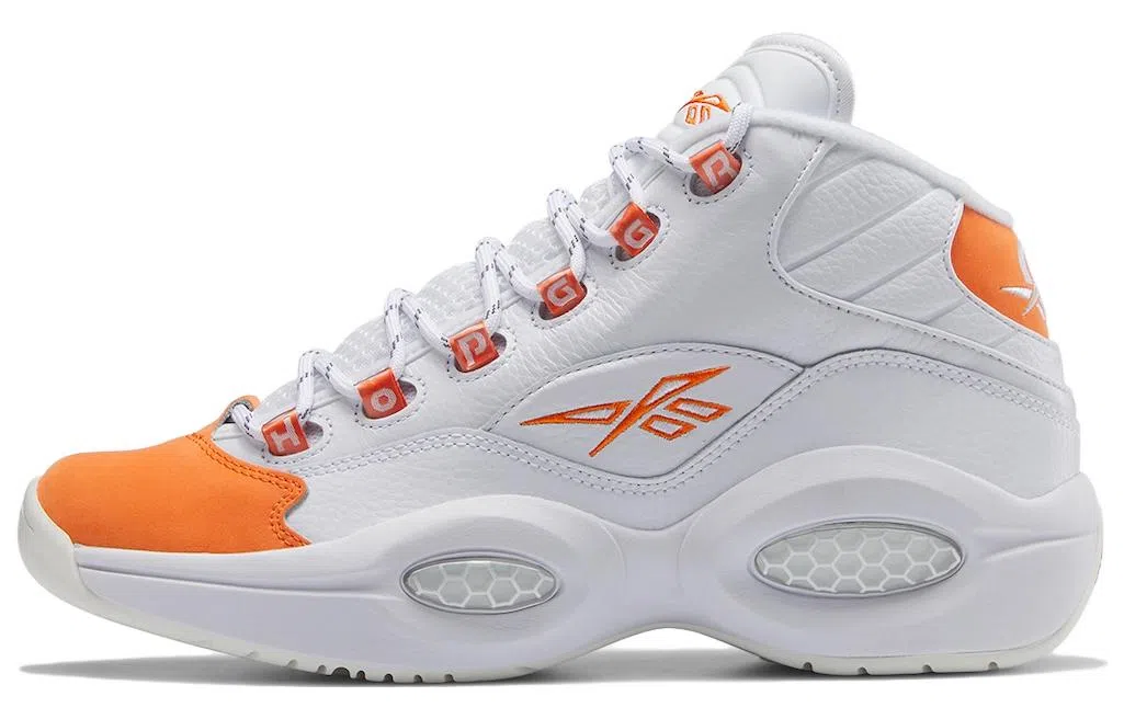Reebok Question Mid White Orange