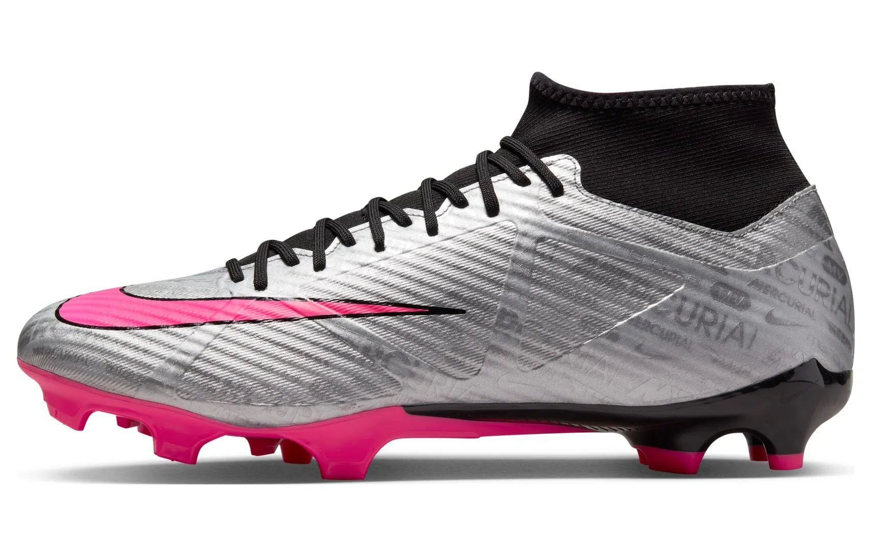 Nike Mercurial Superfly 9 FG/MG Silver Pink