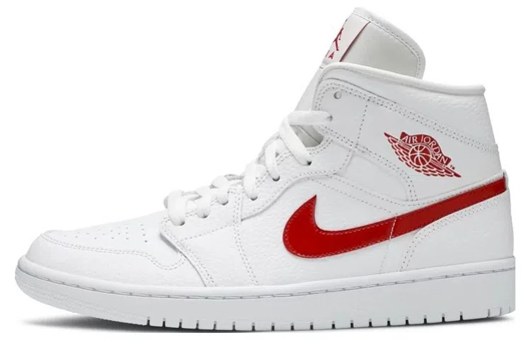 Jordan Air Jordan 1 Mid White University Red