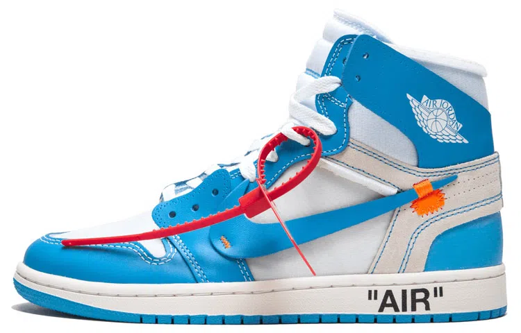 OFF-WHITE x Air Jordan 1 Retro High OG "UNC"