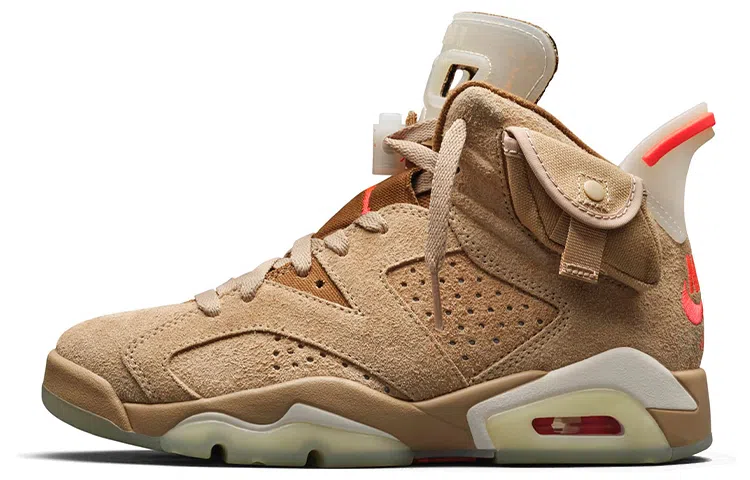 Travis Scott x Air Jordan 6 Retro SP "British Khaki"