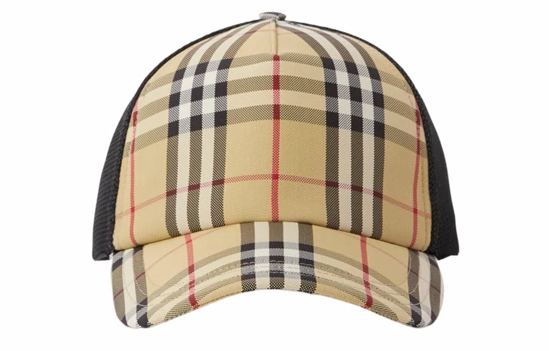 Burberry Adjustable Check Cap Beige