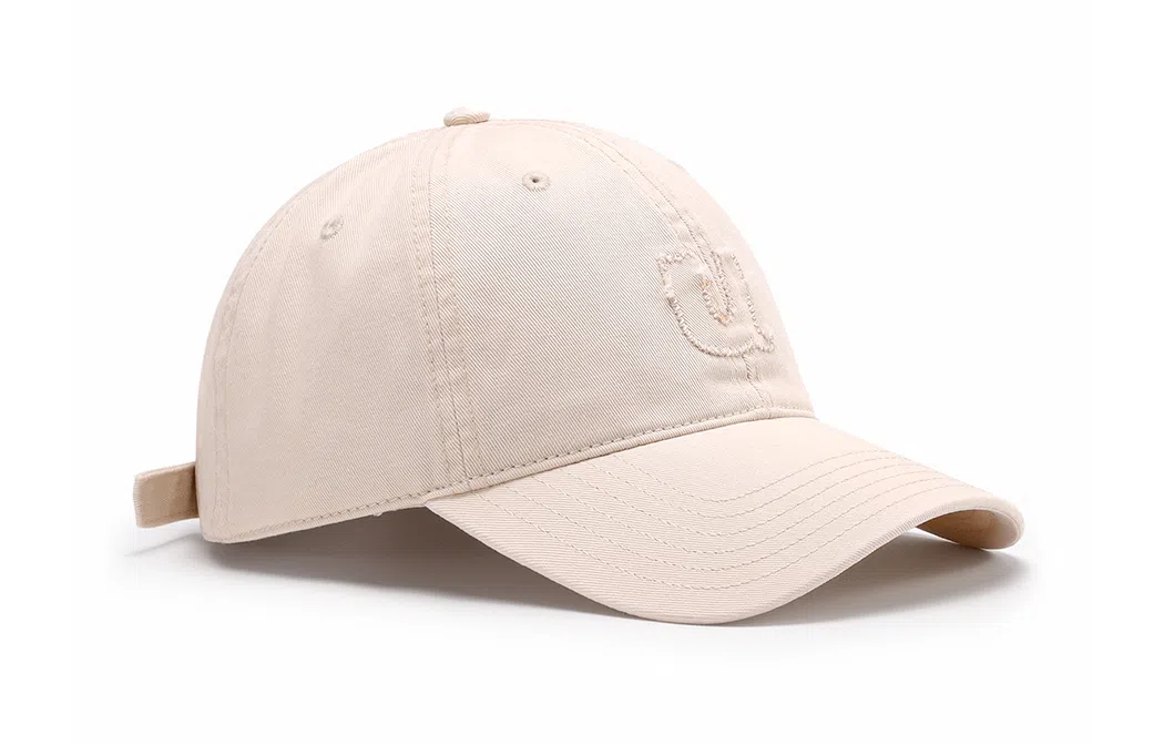 白卷 软顶字母刺绣水洗嘻哈户外遮阳 棒球帽 男女同款情侣款