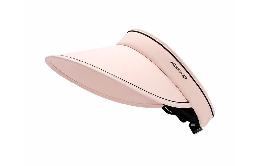 白卷 户外骑行大檐防紫外线空顶帽 防晒帽 女款