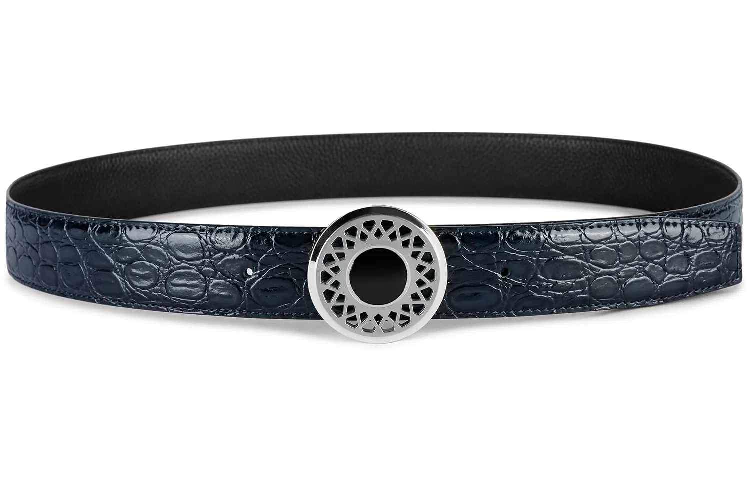 Ace Paul Belt Silver Buckle