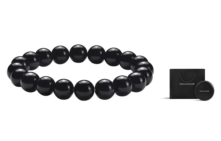 IDEAGEMER Obsidian Bracelet