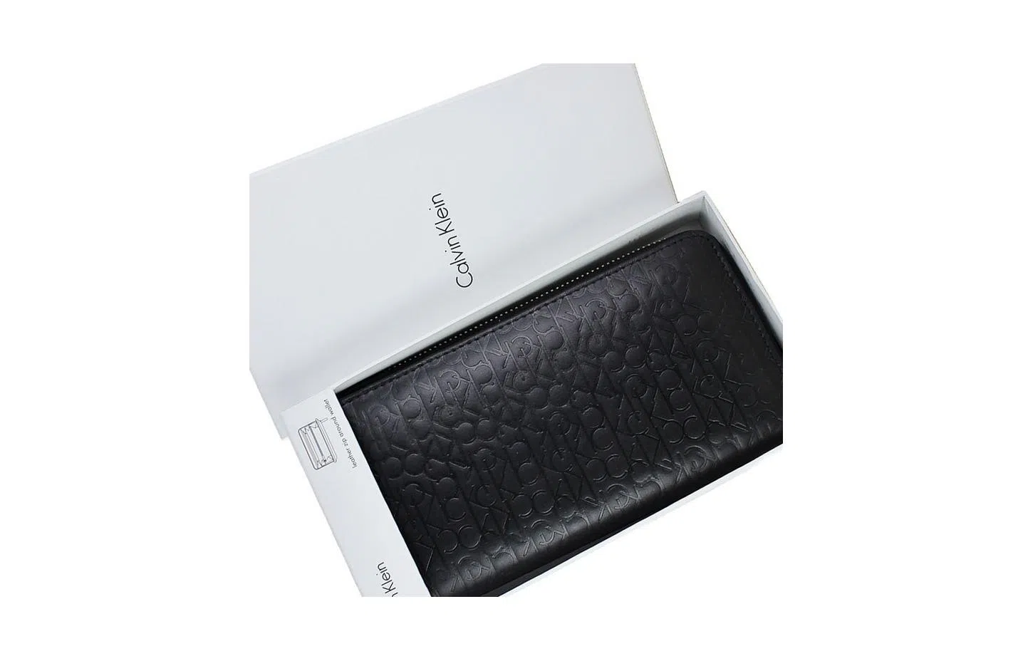 Calvin Klein Logo Print Clutch