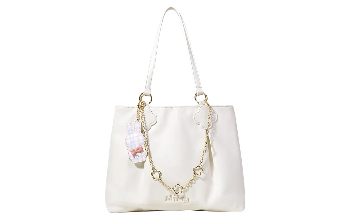 Miffy Tote Bag White Blue