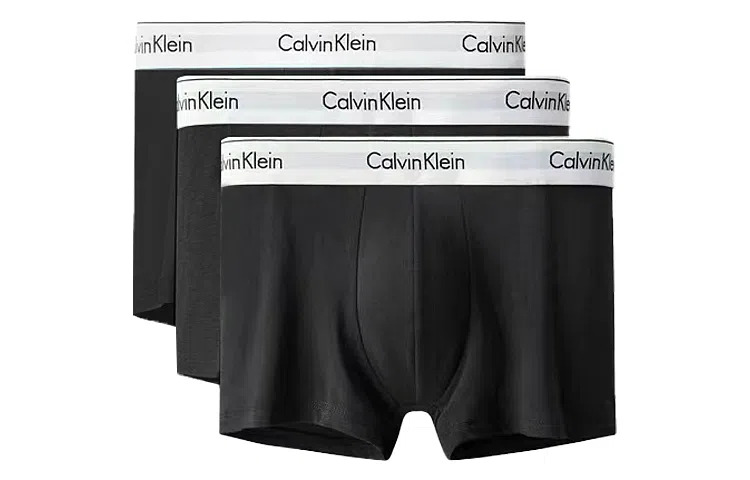 Calvin Klein Logo Boxer Briefs 3-Pack Black