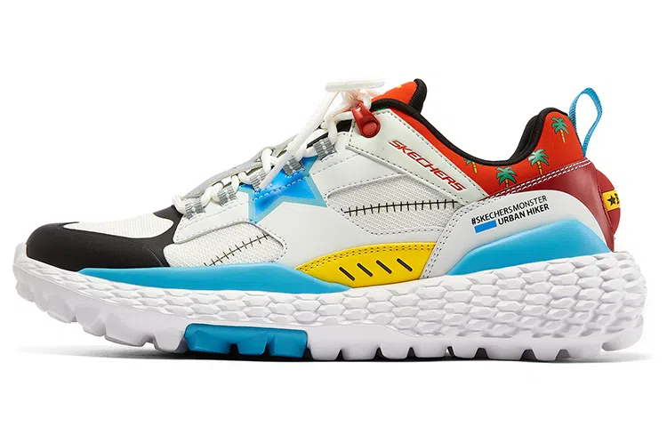 Skechers MONSTER White Black Red