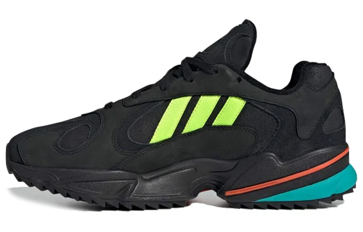 adidas Yung-1 Black Fluorescent Yellow