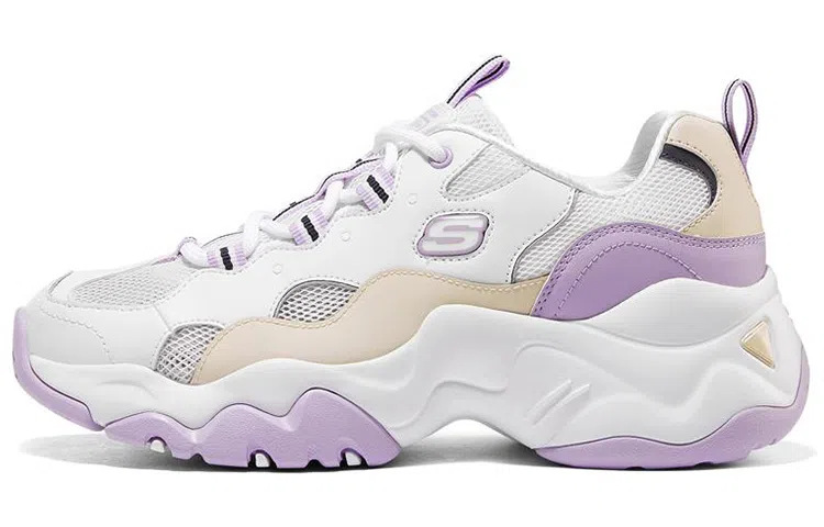 Skechers D'LITES 3.0 White Purple