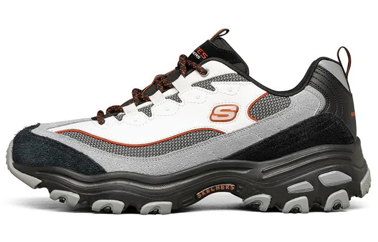 Skechers D'LITES 1.0 Black Grey White