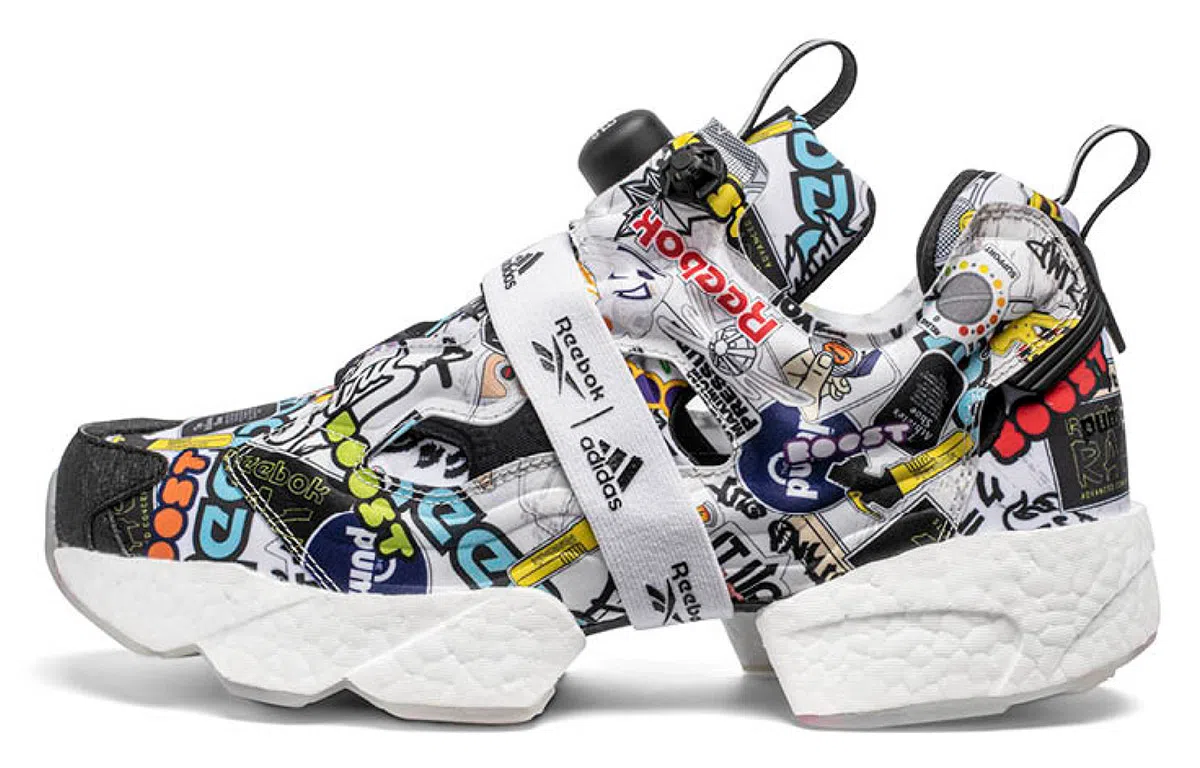 adidas x Reebok Instapump Fury Boost "Sticker City"