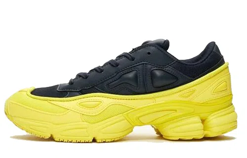 RAF SIMONS x adidas originals Ozweego Bright Yellow Night Navy