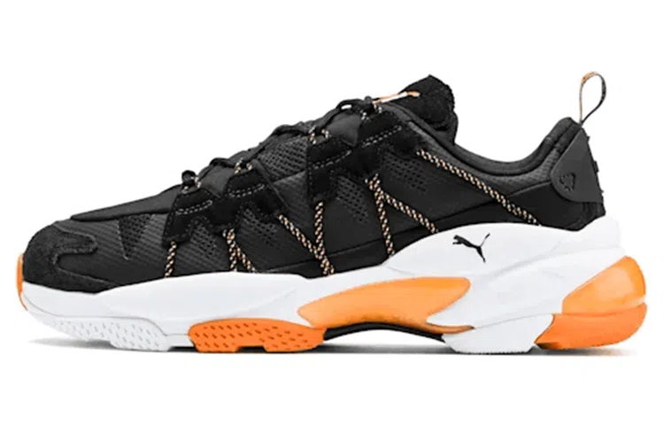 HELLY HANSEN x PUMA Retro Sneakers Black White Orange
