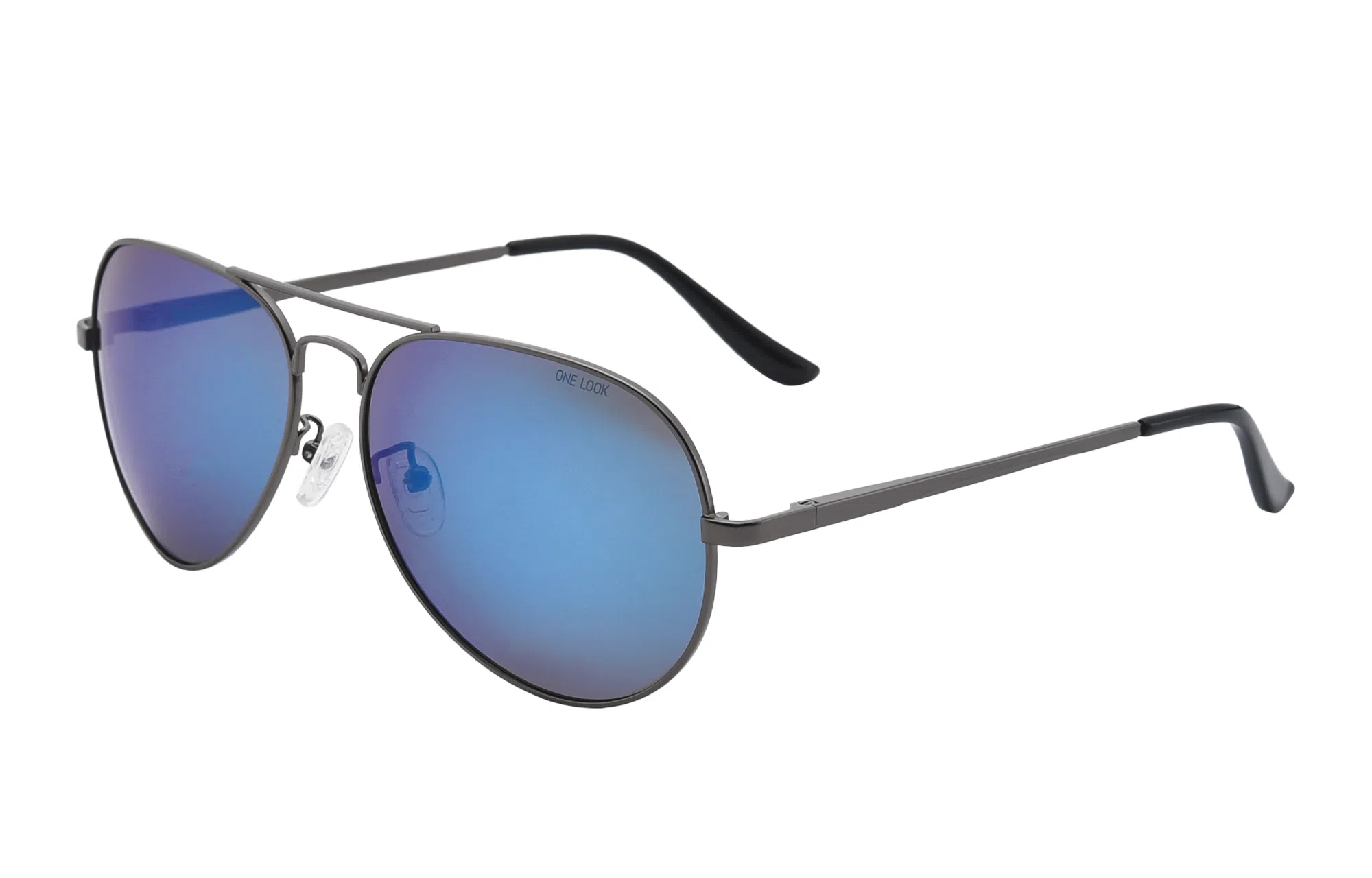 亖觉 双梁镜蛤蟆镜防紫外线偏光椭圆框 飞行员式 太阳眼镜 男女同款情侣款 金框/黑框 渐变片