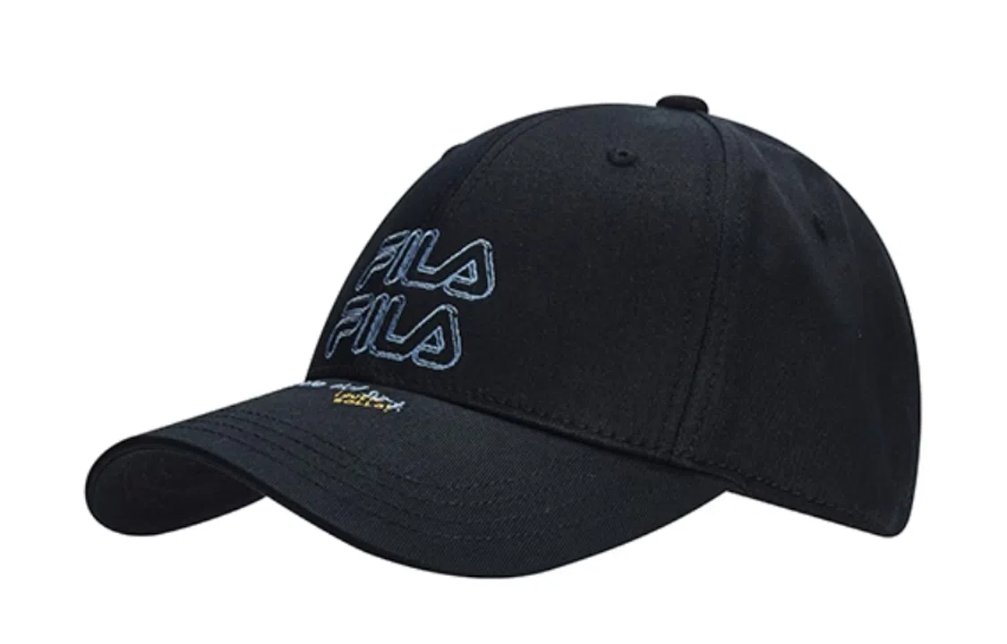FILA Logo Embroidered Cap Black