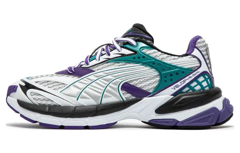 PUMA Velophasis Phased White Blue Purple